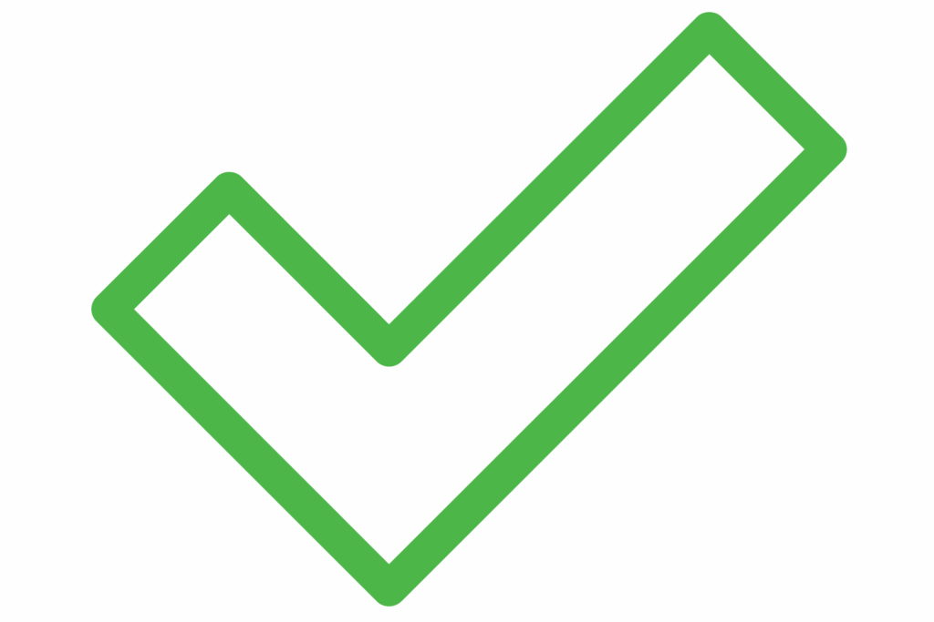 green tick icon